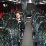 Keith on first tour bus