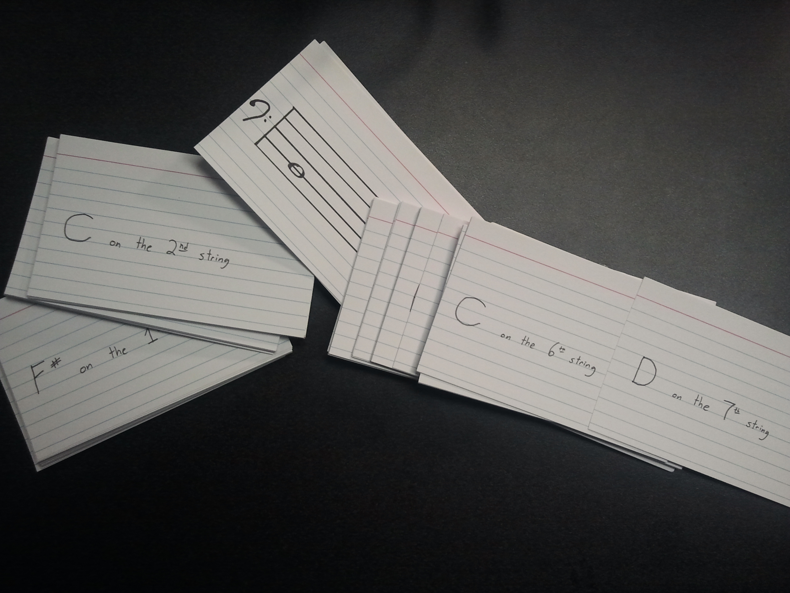 make your own musical flash cards